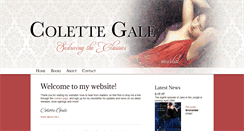 Desktop Screenshot of colettegale.com